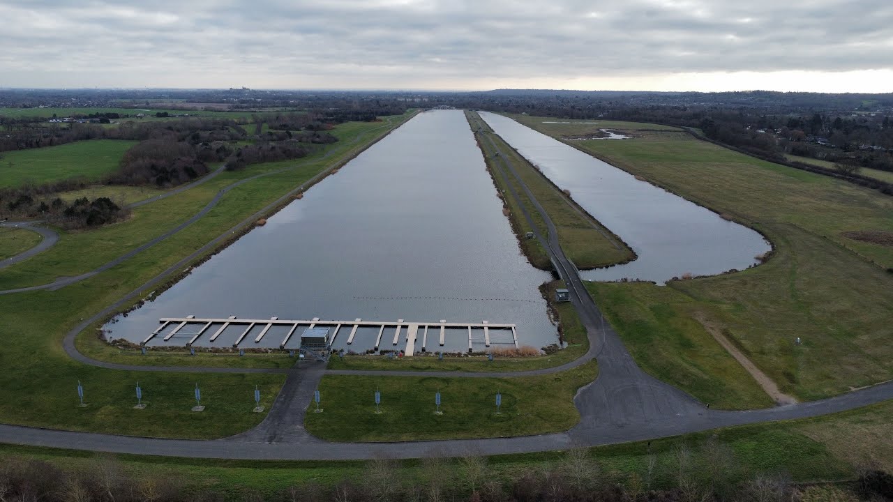 Dorney Lake drone flight