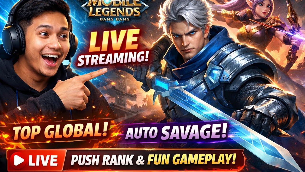 LIVE MLBB 🔴 Push Rank Santai Tapi Barbar!
