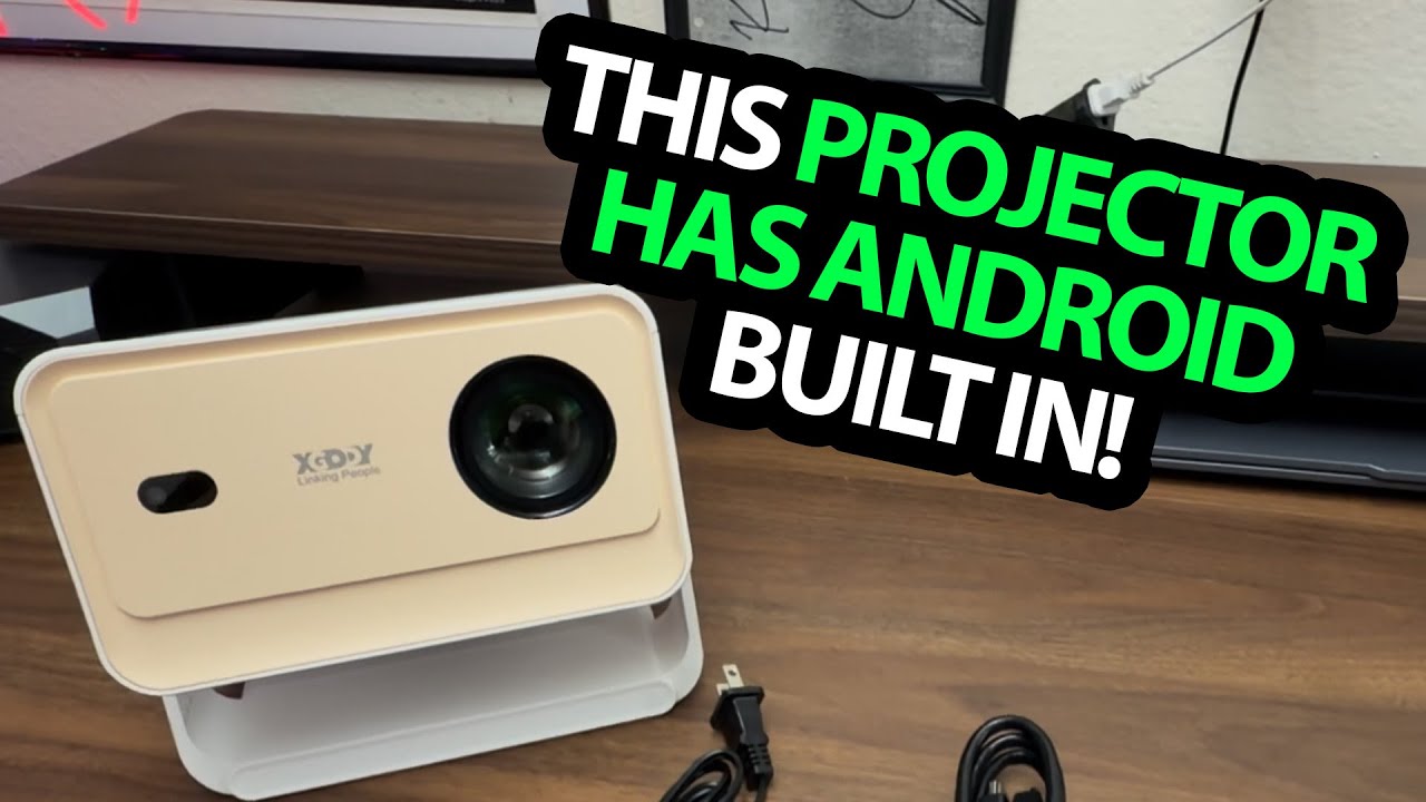 Xgody N6 PRO Projector &ndash; 700 ANSI, 4K Support, Voice Control & Netflix Built-In!