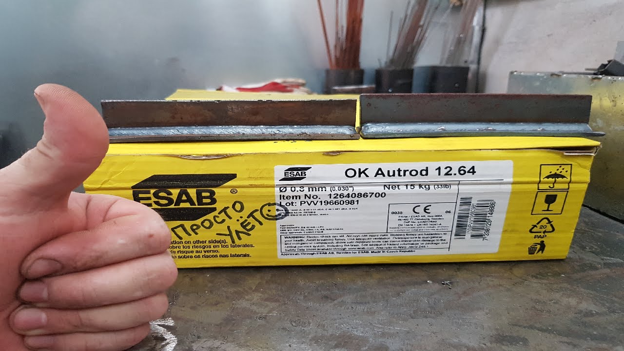 ESAB OK Autrod 12.64. Сравнение с ESAB OK Autrod 12.51