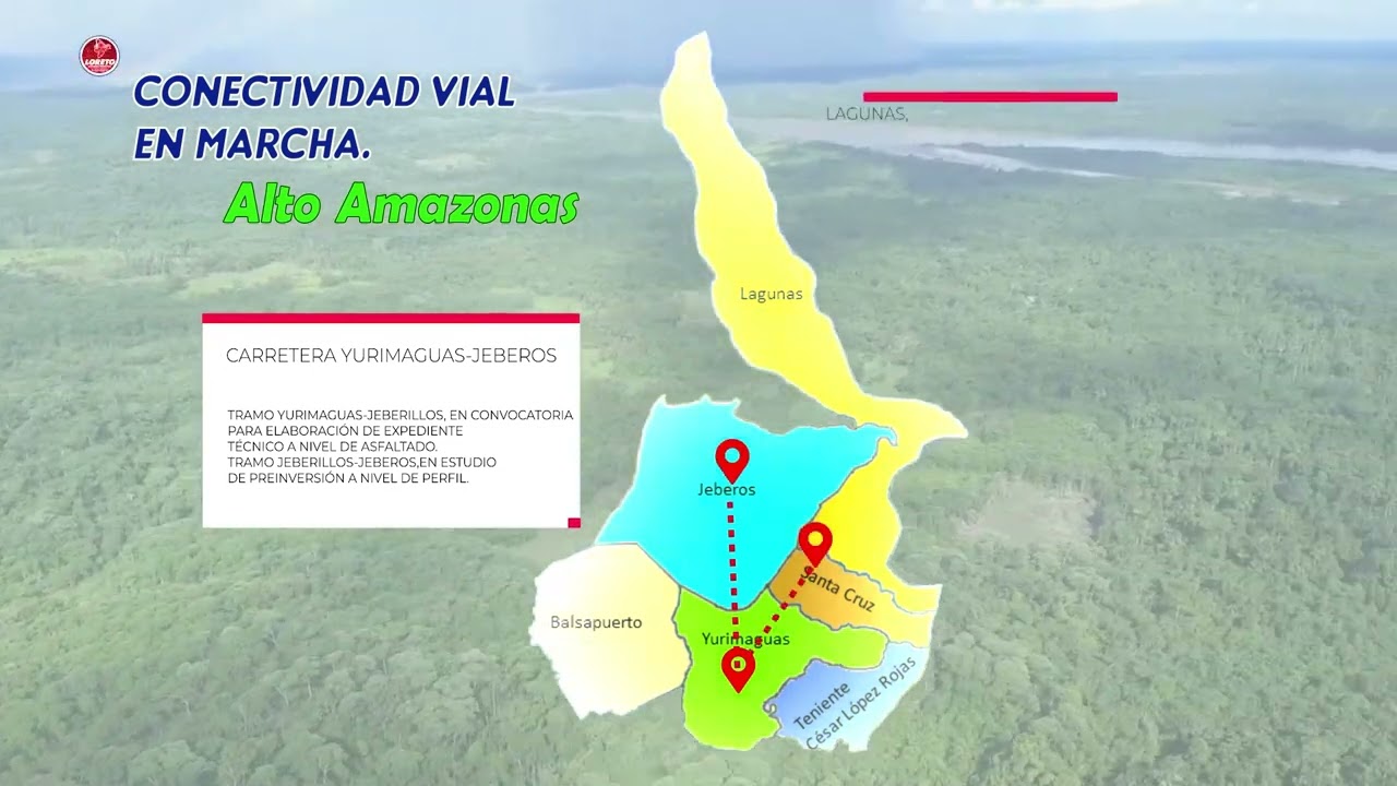 CONECTIVIDAD VIAL EN MARCHA - ALTO AMAZONAS.