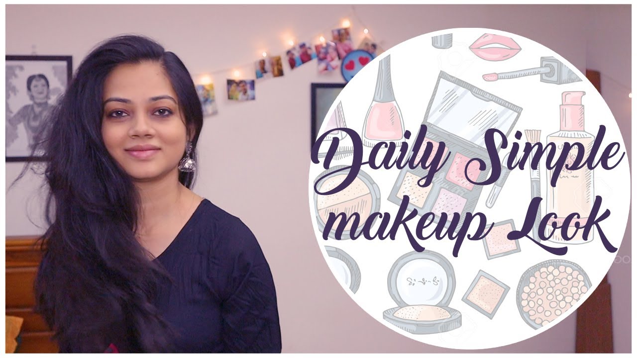 Simple Everyday Makeup Look Tutorial | Anithasampath Vlogs