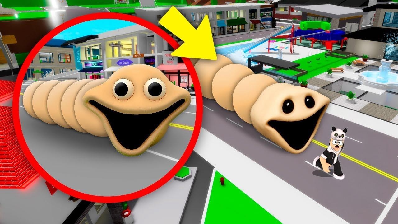 BROOKHAVEN'DA AÇ HUNGRY WORM SOLUCANI BULDUM! - Roblox Brookhaven