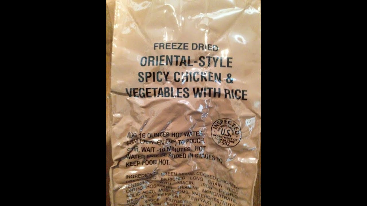 LRP: Oriental Spicy Chicken & Vegetables with Rice/ GSI Mug