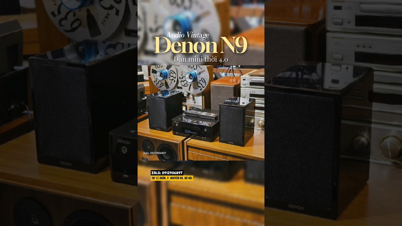 Biến căn ph&ograve;ng th&agrave;nh studio thu nhỏ với D&agrave;n mini Nhật DENON N9 CEOL nhiều c&ocirc;ng nghệ mới - 0912906897