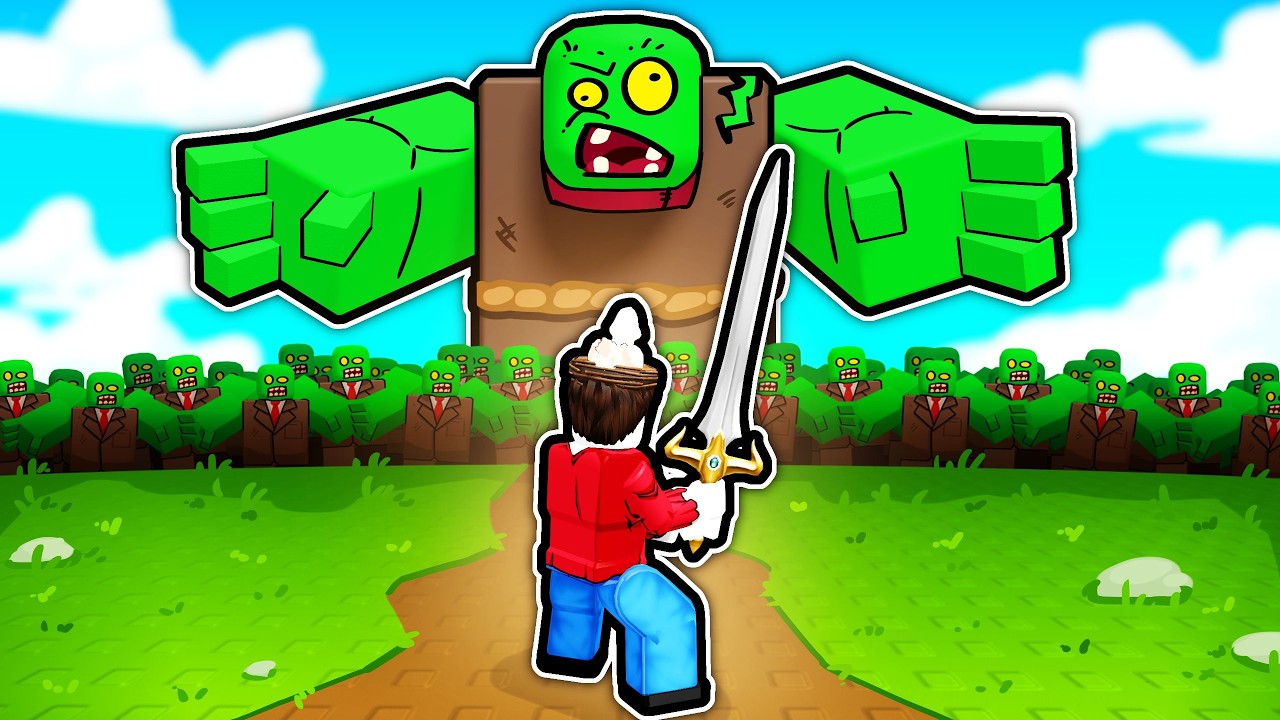 I went on a ZOMBIE killing spree and got RICH in Roblox Fight your Zombie