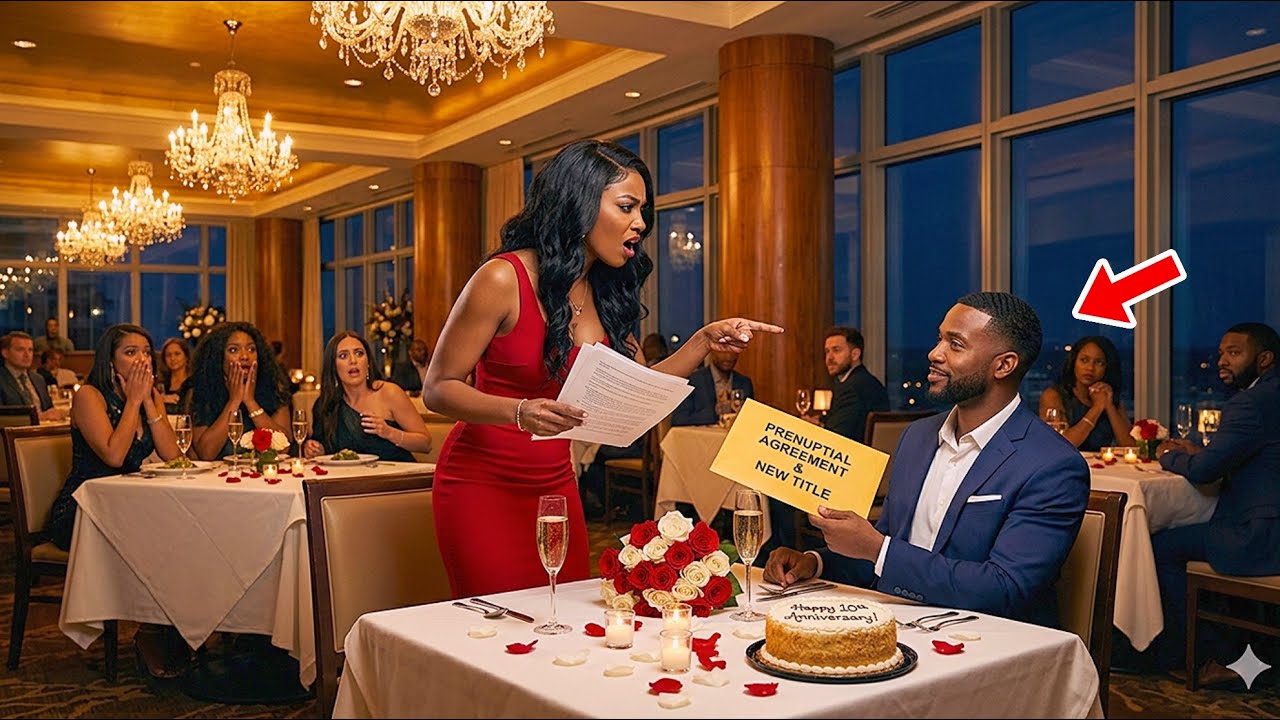 My Wife Served Me Divorce Papers at Our Anniversary Dinner—While Her Friends Clapped for Her