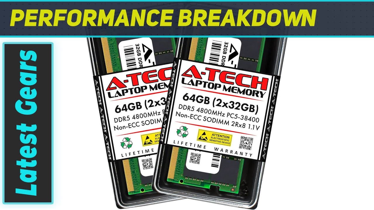 Upgrade Your Laptop Performance with A-Tech 64GB DDR5 4800MHz RAM!