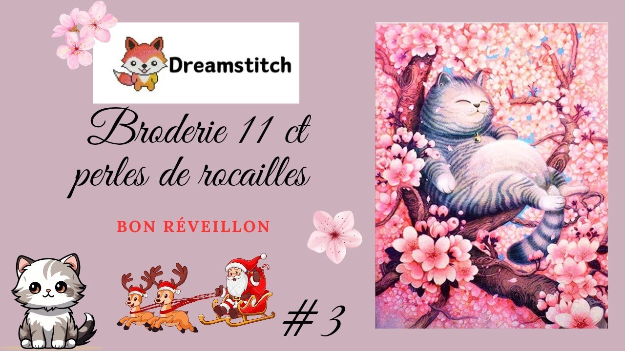 Moment broderie #dreamstitch #pointdecroix #stampedcrossstitch #crossstitch