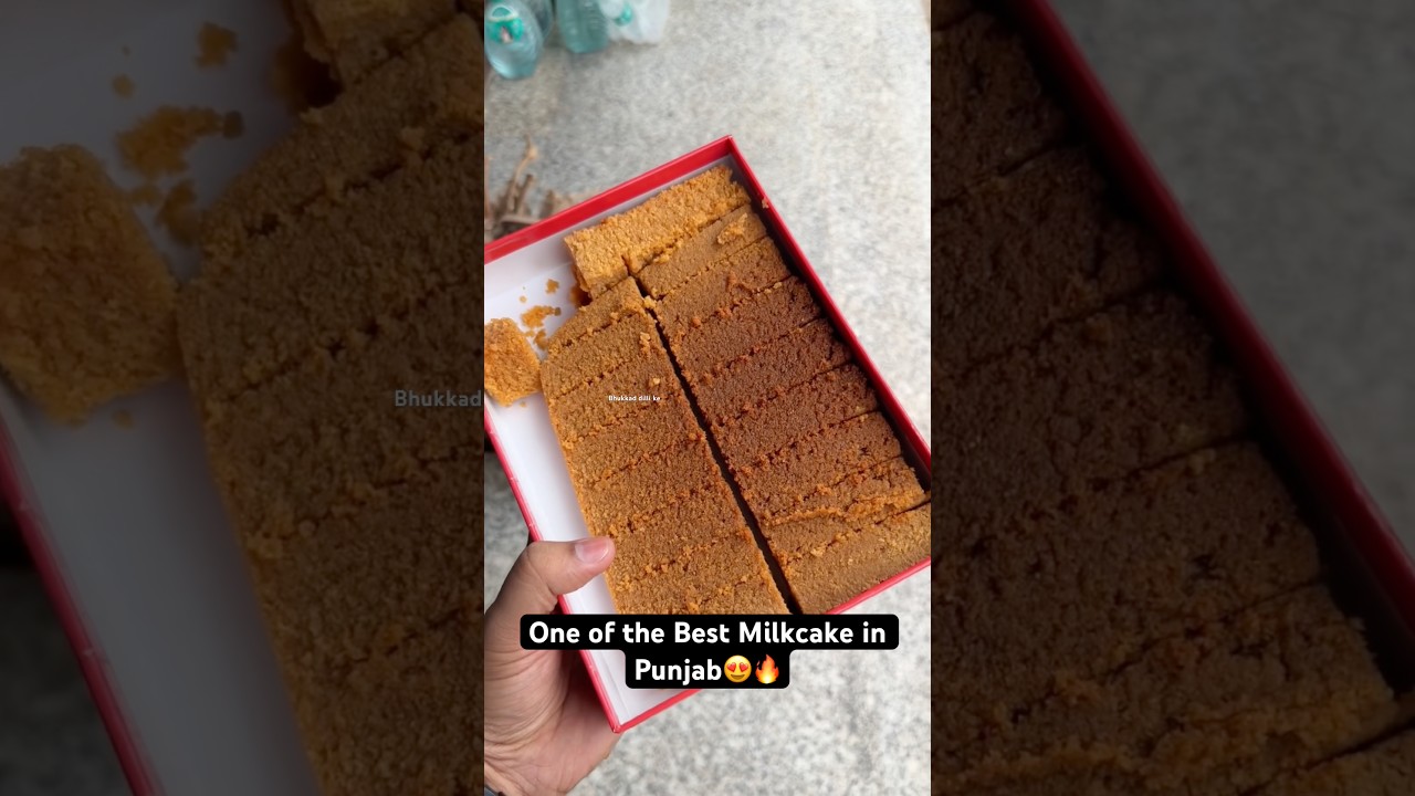 One of the Best Milkcake in Punjab😍🔥|| Indian Street Food