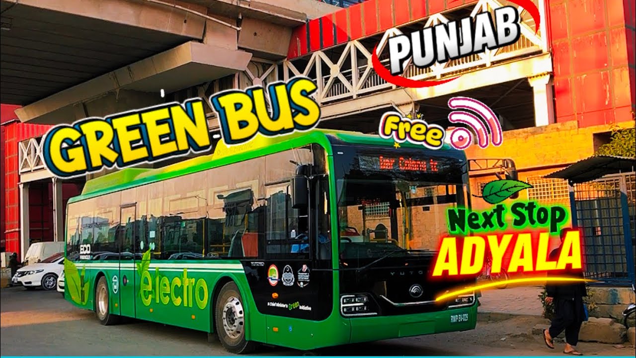 Green Bus Rawalpindi | China and Paris cars now running in Islamabad | metro buses | Punjab 🇵🇰 