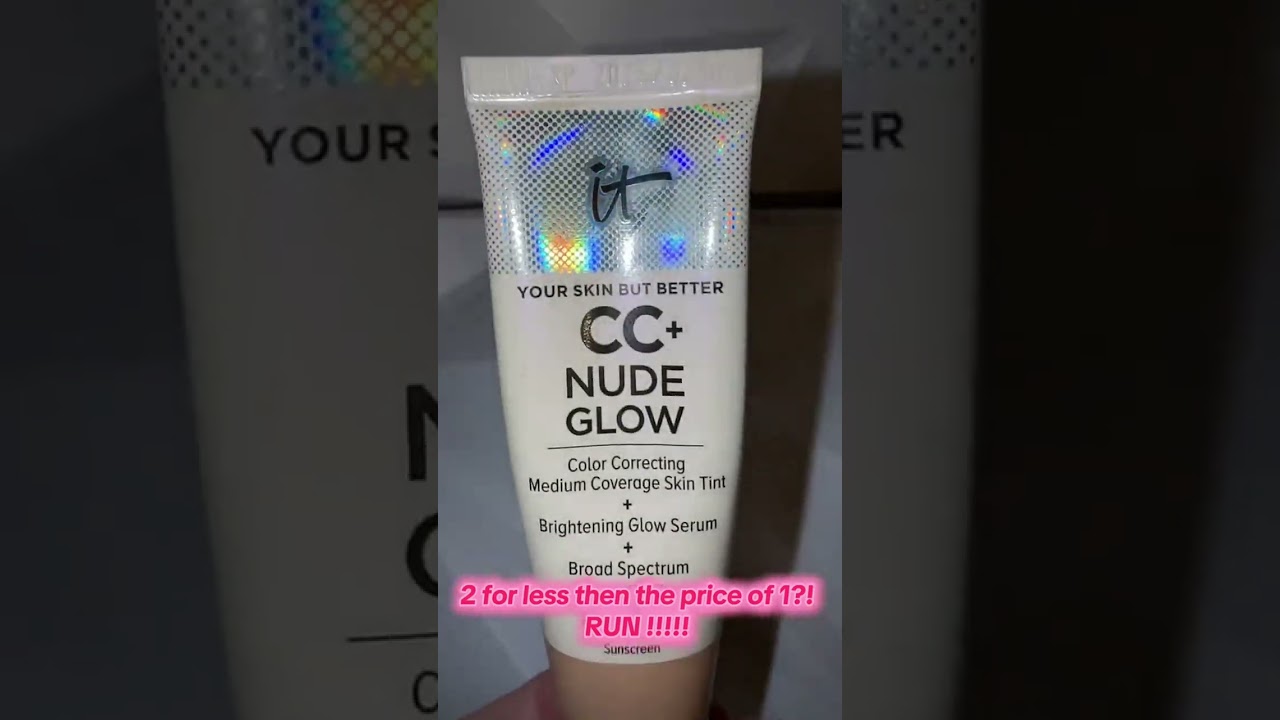 Inc IT Cosmetics CC+ Nude Glow SPF 40 Foundation Duo Makeup Sunscreen Tint