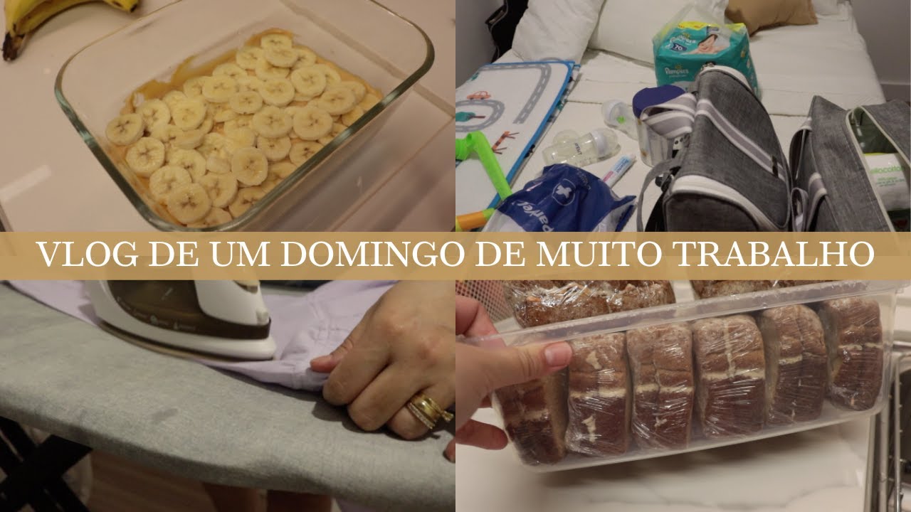 VLOG UM DOMINGO COMIGO | fiz banoffe pela primeira vez e sanduíche natural para a semana