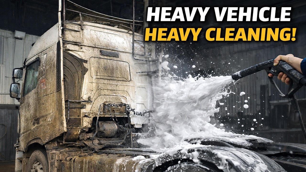 Heavy Vehicle Heavy Cleaning | Extreme Truck Power Washing