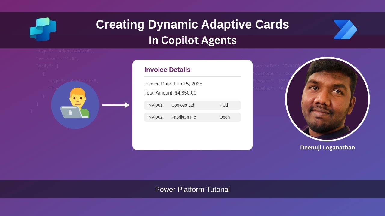 Creating Dynamic Adaptive Cards in Copilot Agents | Call power automate desktop from copilot agent