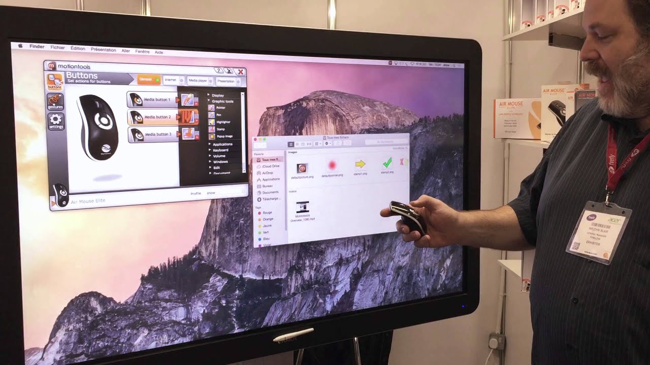 Using the Gyration Air Mouse with Interactive Whiteboards
