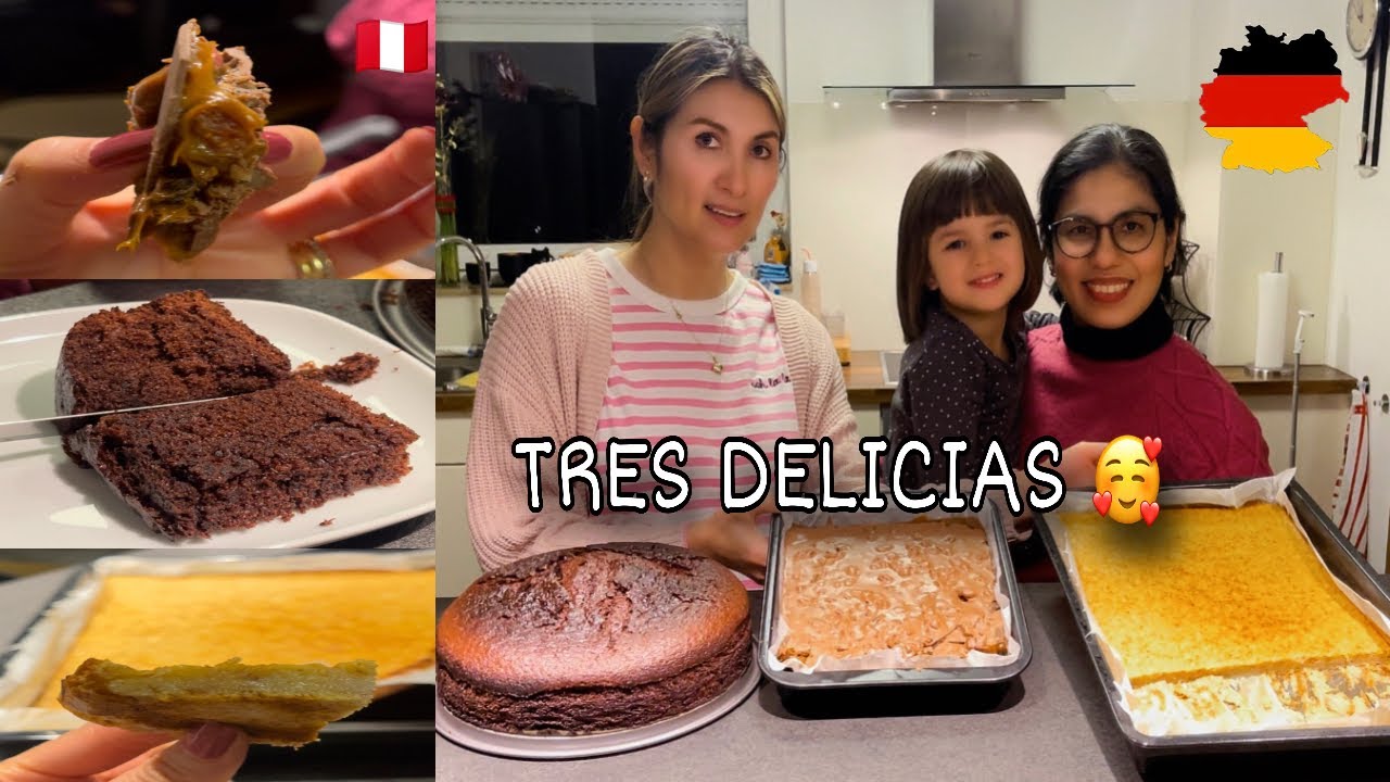 ¡Mi  HERMANA llegó de ESPAÑA y nos preparó 3 postres deliciosos! 🍰✨ | Shirley Tocic
