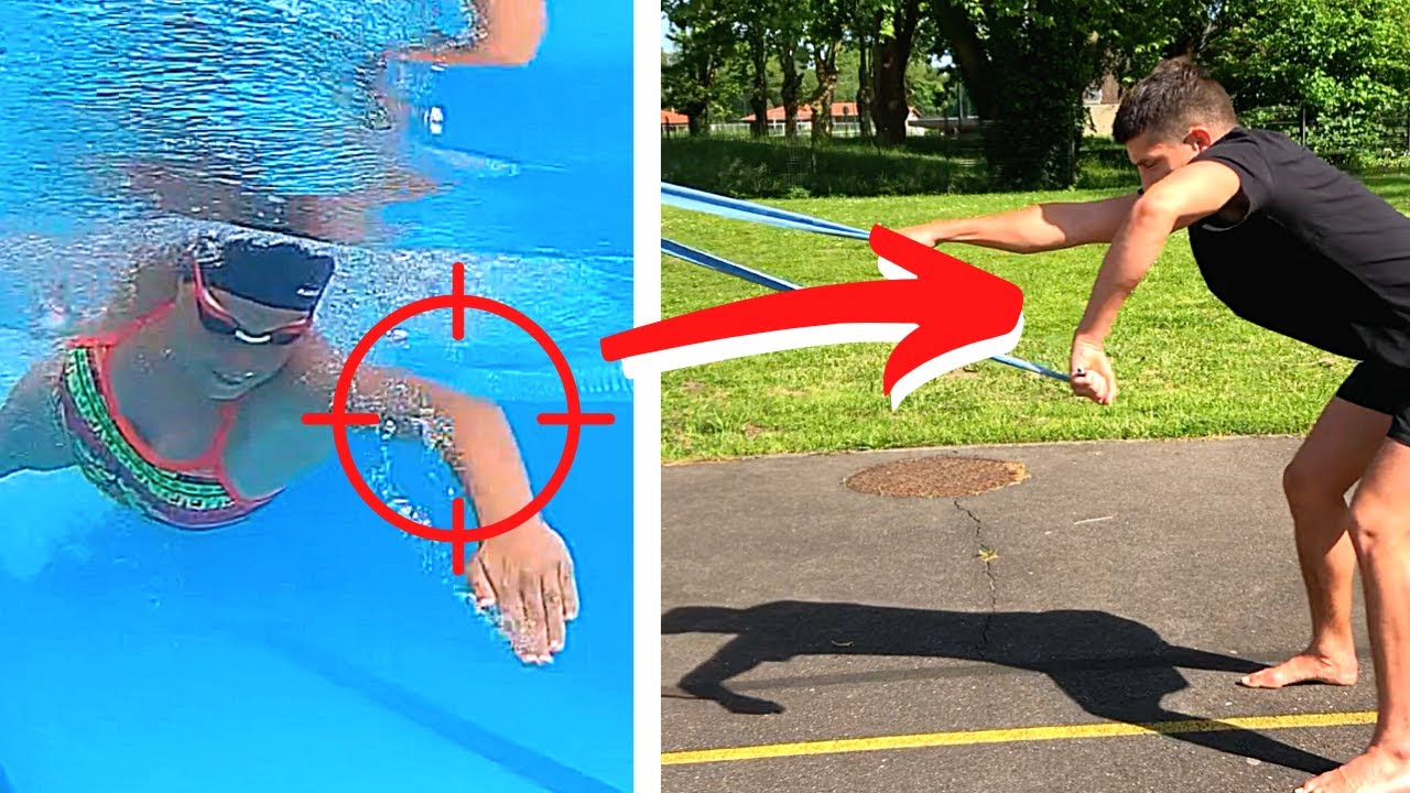 7 EXERCICES DE NATATION AVEC ELASTIQUE