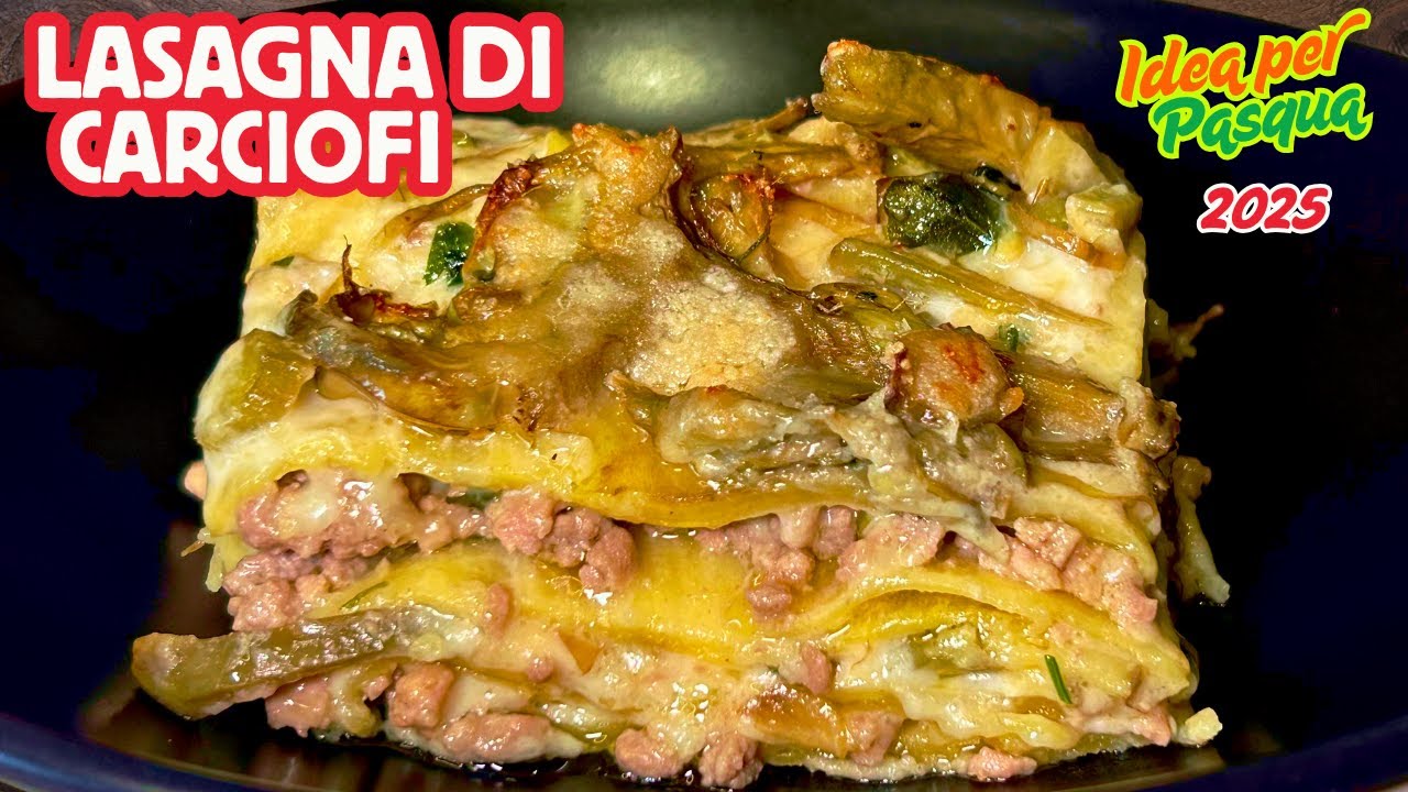 La migliore lasagna ai carciofi che abbia mai mangiato! Come fare la lasagna ai carciofi.
