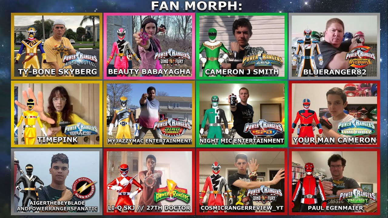 12 Fan Morph Group Collabs (Ninja Steel, Dino Fury, Zeo, Operation Overdrive & More+ )