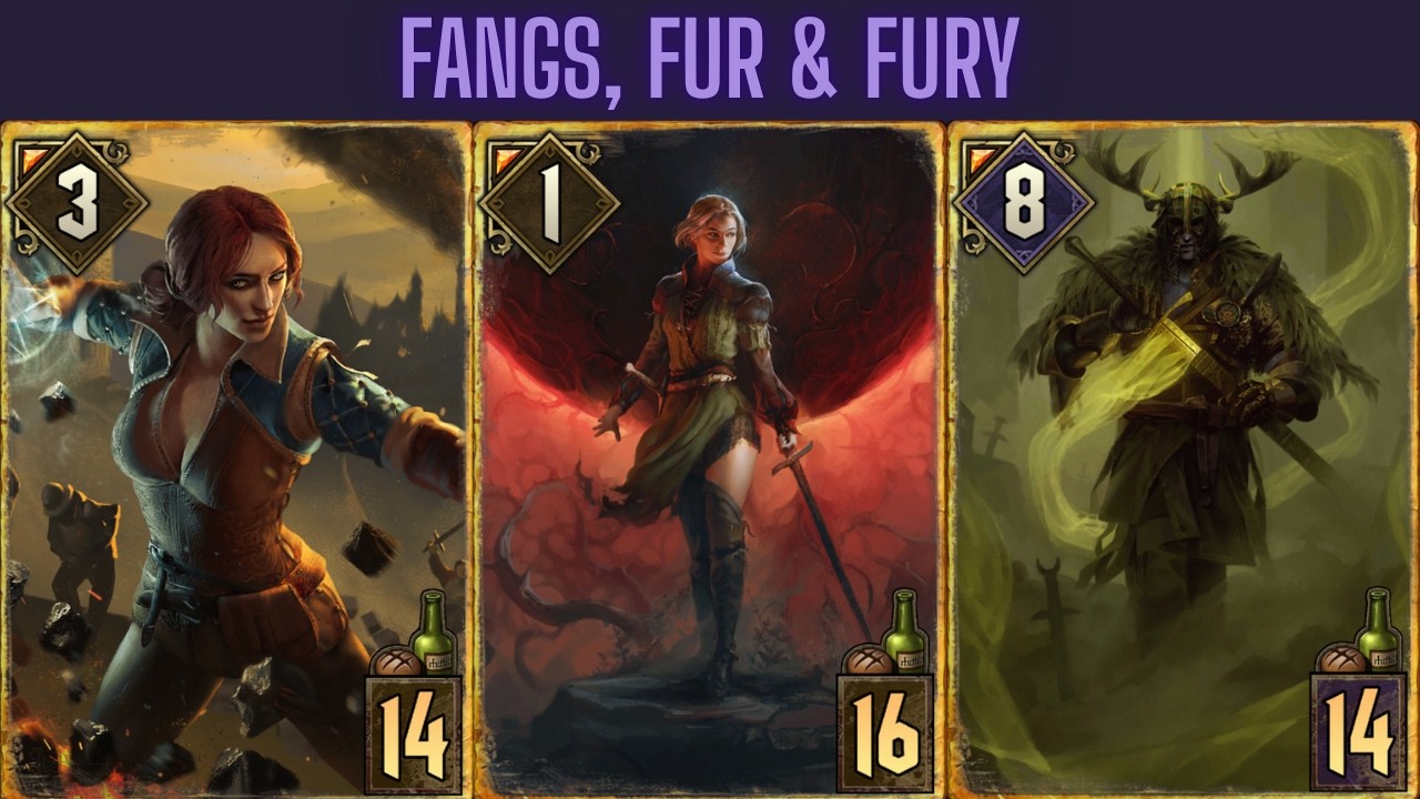 Gwent | UNSTOPPABLE Skellige Point-Slam | Renfri_Sove Beast | Patricidal Fury #gwent