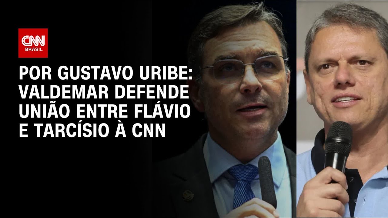 Presidente do PL defende uni&atilde;o entre Fl&aacute;vio e Tarc&iacute;sio | BASTIDORES CNN