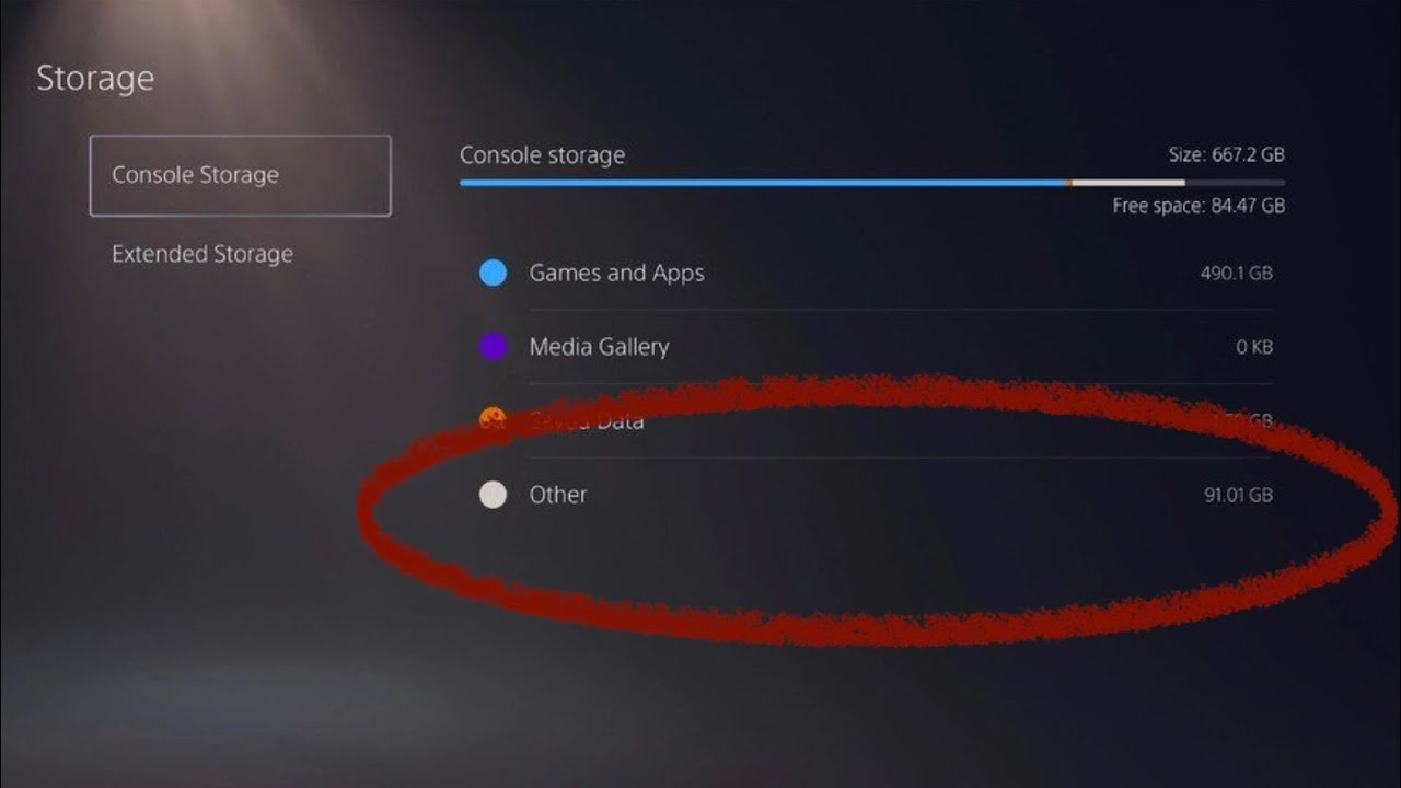How To Clear Other Storage On PlayStation 5!