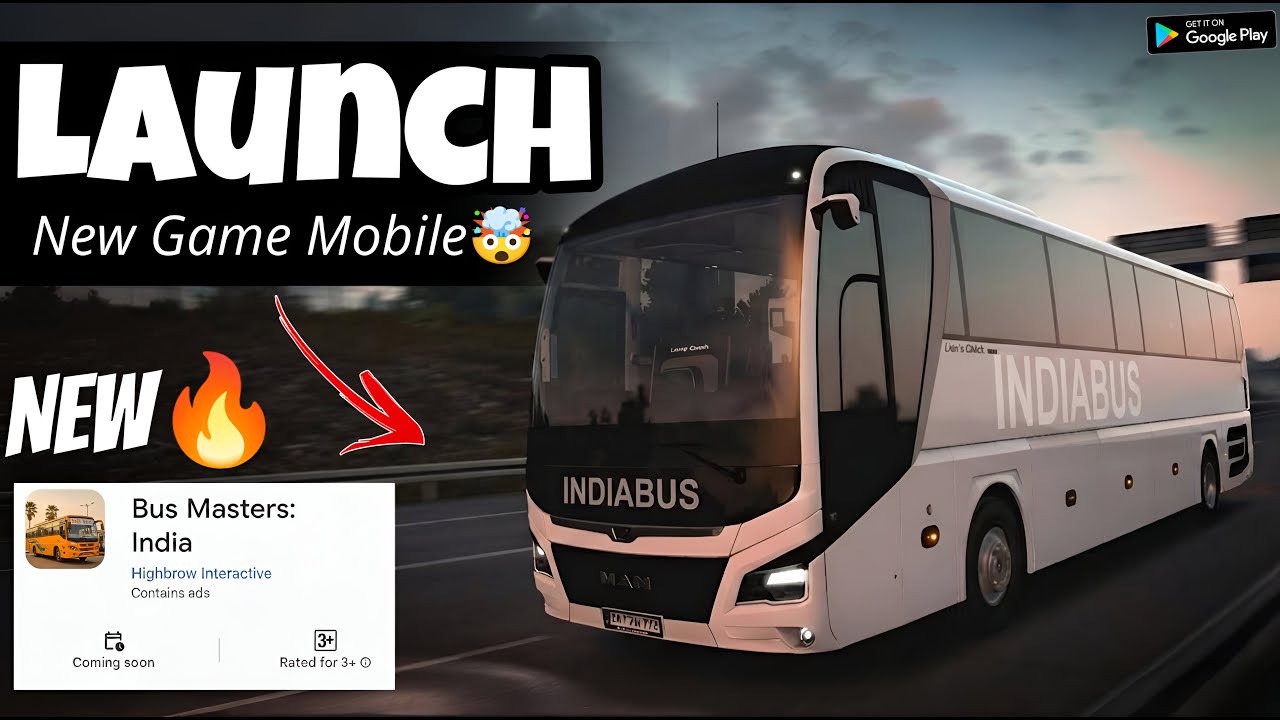 Bus Masters india Launch Soon on Playstore | New Bus Game For Mobile 🤯🔥