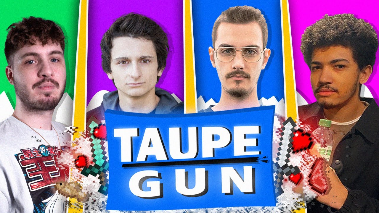 VOD // Taupe Gun Minecraft - Hugo, Potatoz, Theorus, Dago