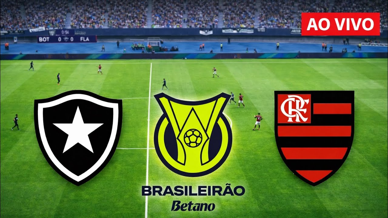 🔴 BOTAFOGO X FLAMENGO AO VIVO COM IMAGENS | BRASILEIRÃO | JOGO COMPLETO SIMULAÇÃO PES2021 
