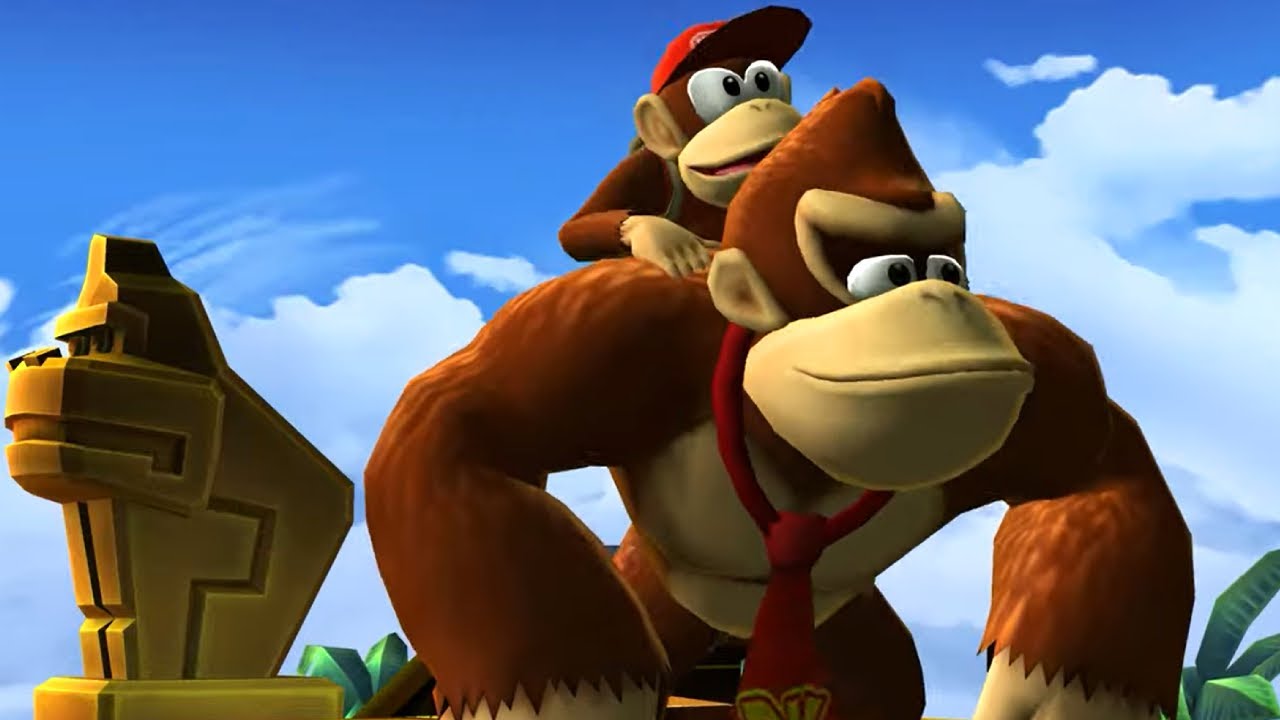 attempting the donkey kong temple levels (we cried)