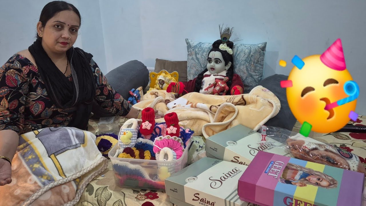 Madhav ka sardiyon ka collection😍लड्डू गोपाल के सरदियों के कपड़े🥳 /sapnaverma