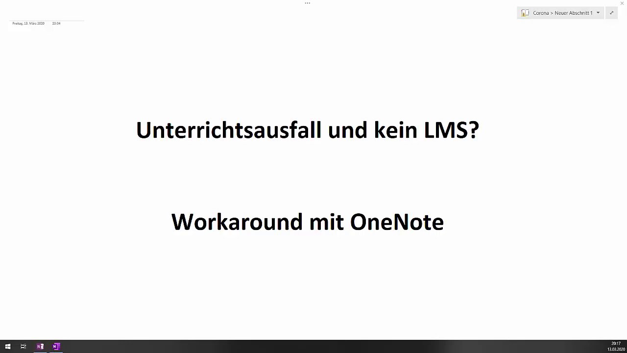Unterrichtsmaterialien mit OneNote verteilen