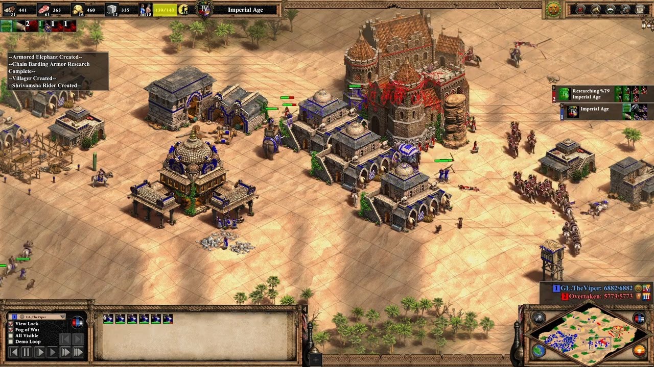 𝗧𝗵𝗲𝗩𝗶𝗽𝗲𝗿 (Gurjaras) vs 𝗢𝘃𝗲𝗿𝘁𝗮𝗸𝗲𝗻 (Lithuanians) | 2800+ ELO Arabia Showdown | AoE2: DE