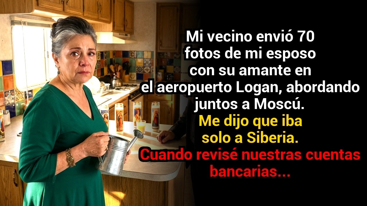 En la puerta de embarque hacia Siberia, mi vecino envió 70 fotos de mi esposo con su amante