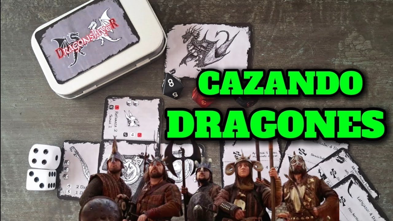 9 CARD DRAGONSLAYER EN ESPAÑOL!!! | PARTIDA Y RESEÑA DE PRINT AND PLAY