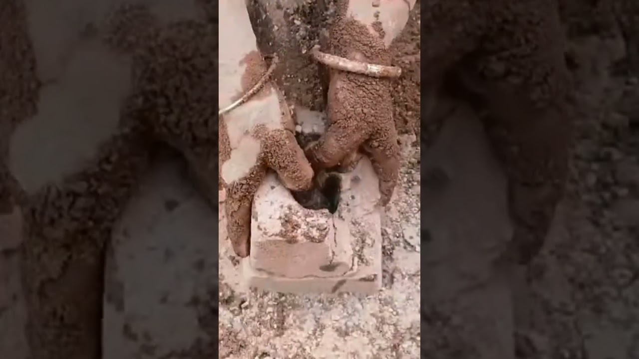 #asmr #sandcement #satisfying #viral #trending #ytshorts #reddirtasmr #crumblingvideos