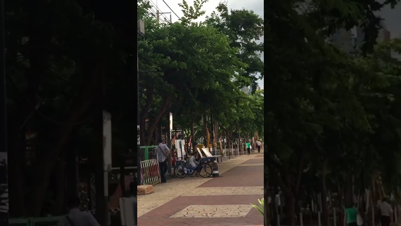 Free walk  Rama 4 area, in Bangkok, Thailand 🇹🇭