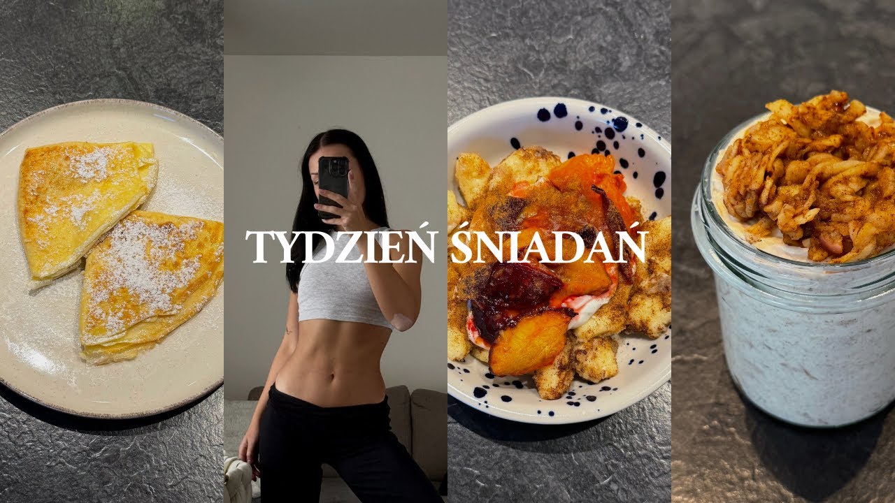 tydzień ŚNIADAŃ + kalorie i makro, wysokobiałkowe przepisy