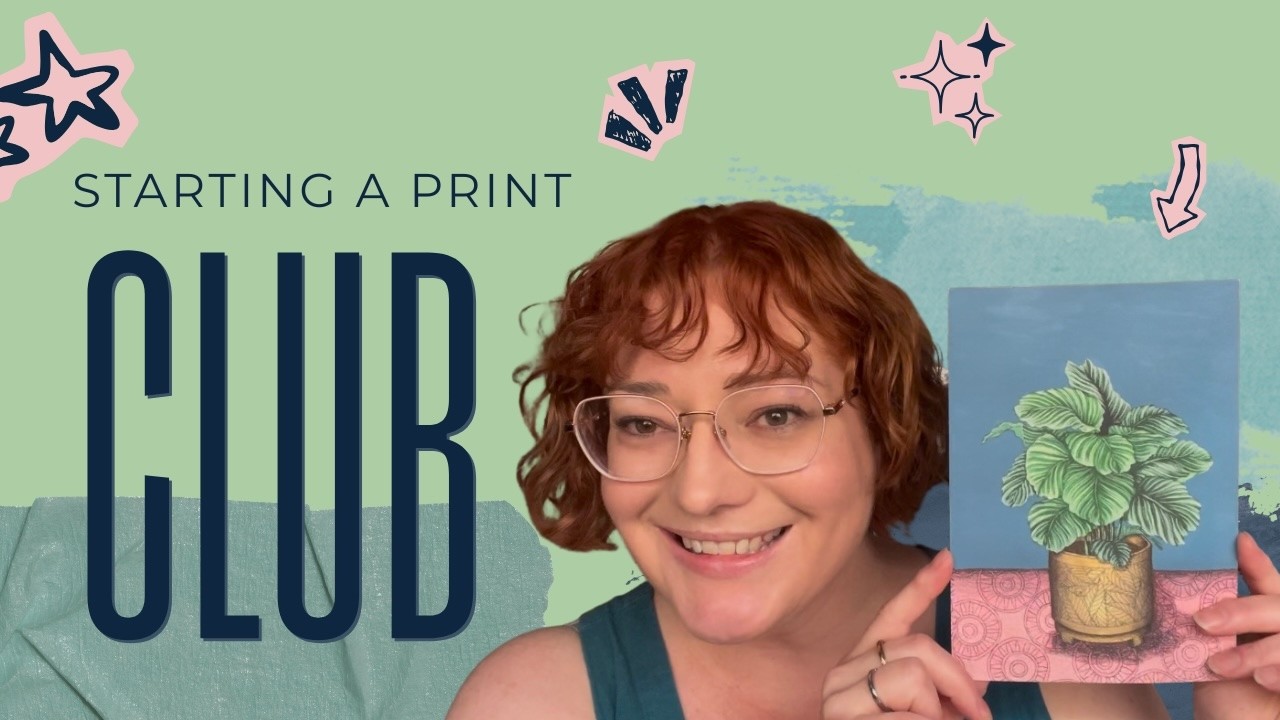 I'm starting a monthly creative print club