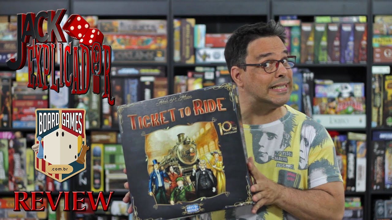 Jack Explicador - Ticket to Ride 10th Anniversary - Edição Comemorativa
