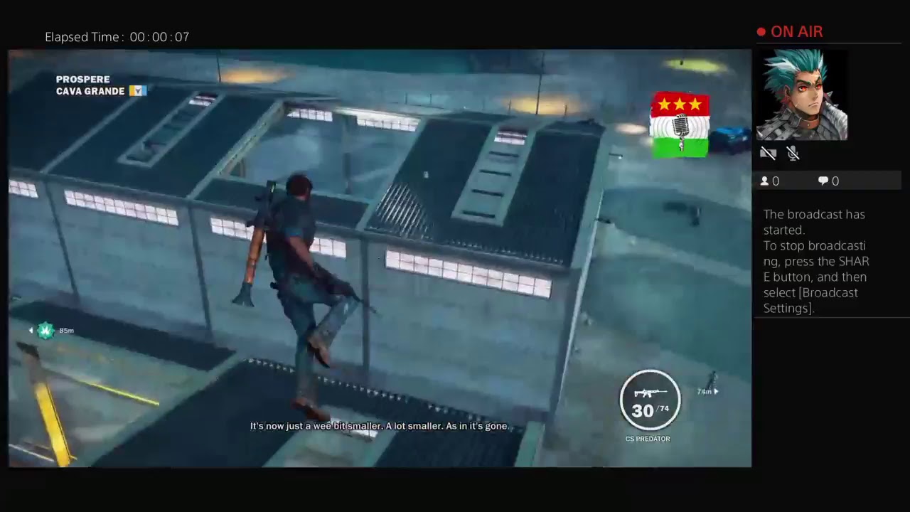 Just Cause 3 announcer 1