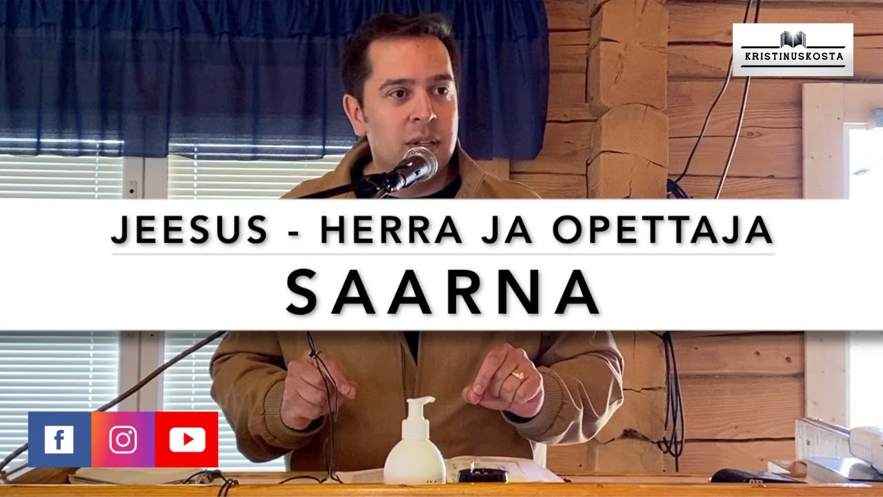 Jani Lindroos: Jeesus - Herra ja opettaja ⎜ Saarna