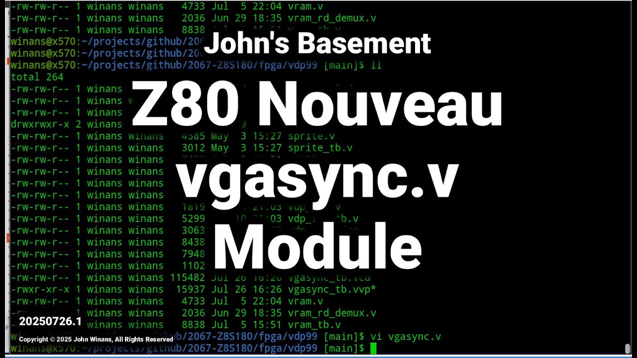Z80 Nouveau vgasync.v Module Walkthrough