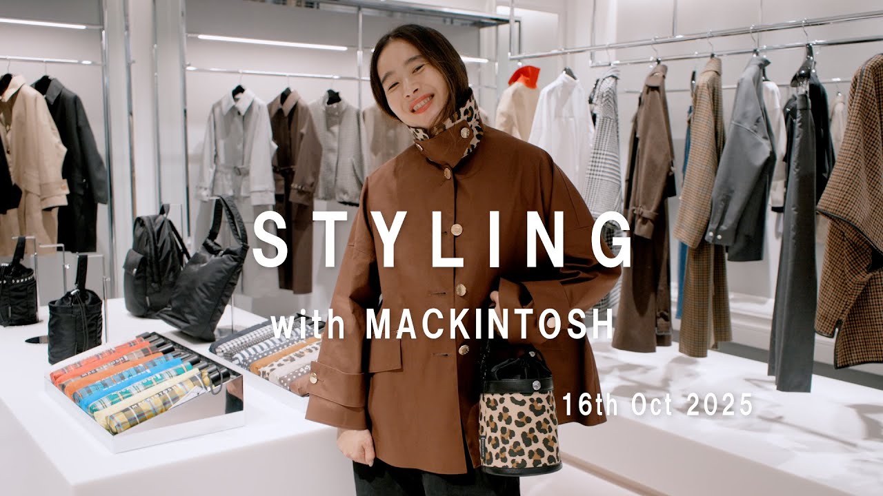 秋冬スタイリングの参考にもなる14LOOK🍂色々なマッキントッシュのコートをご紹介！