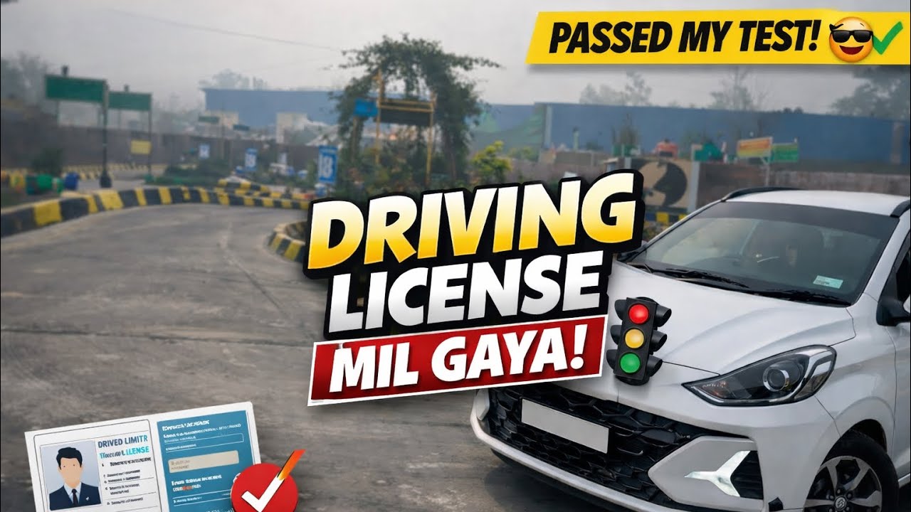 Driving test passed ❤️