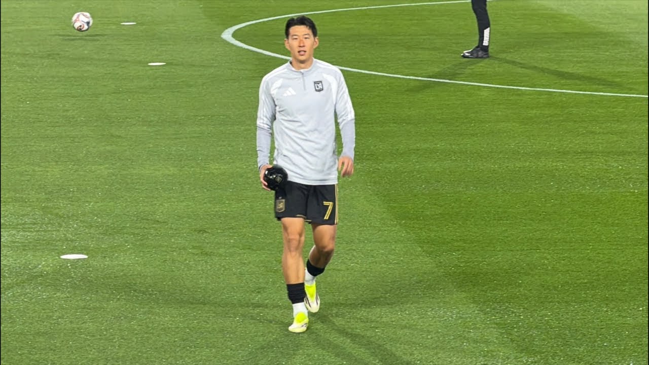 손흥민 vs 메시 동시선발!!! LAFC vs 마이애미 웜업 현장 라이브!