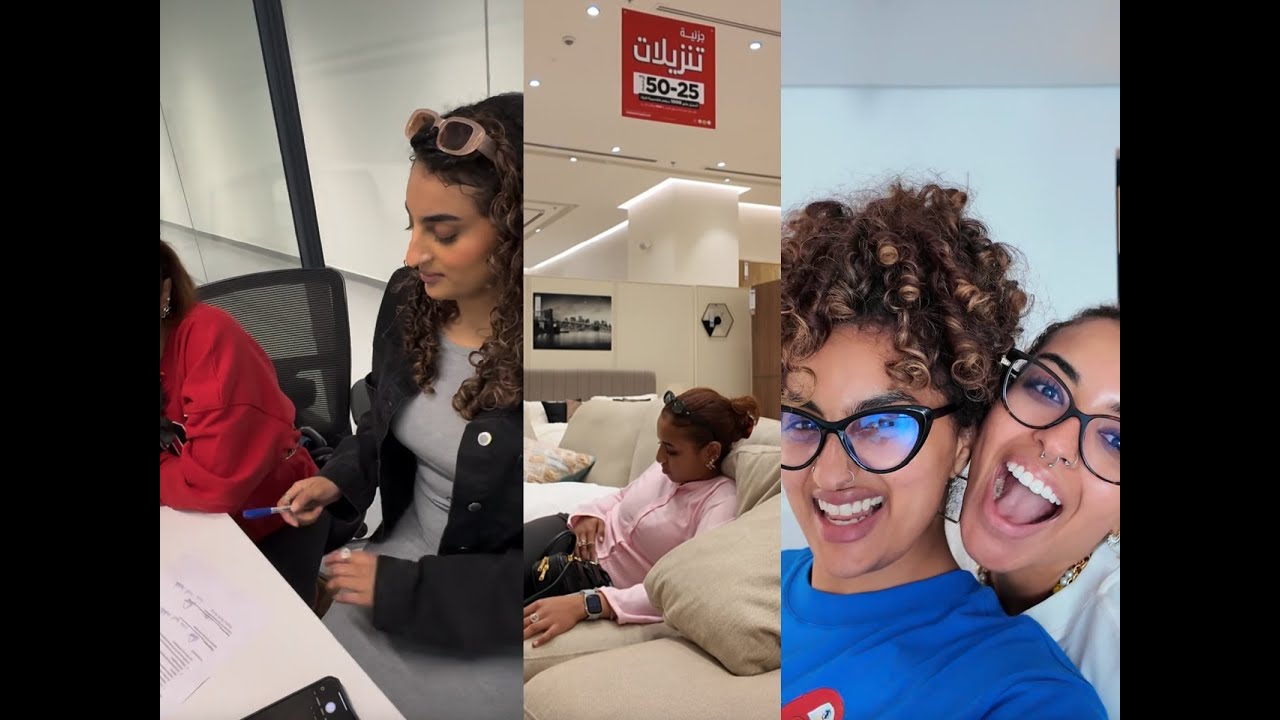 Signing, furniture shopping, and moving in vlog!/فلوق التوقيع، شوبينج للعفش ،يوم الرحول!!