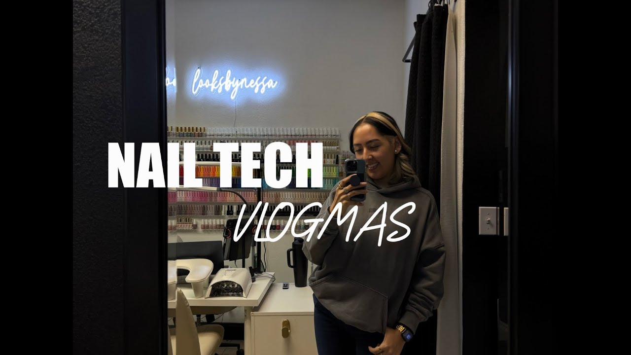 Nail Tech Vlogmas | Ep. 4 Salon Changes | Black Friday Haul | Avatar Magic Cards | looksbynessa |