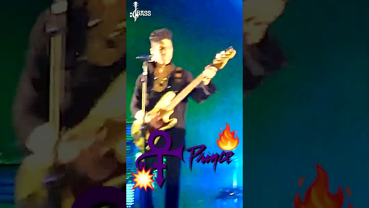 Prince's Amazing Bass Solo 🔥 | @ChamisBass  #chamisbass #prince  #basssolo